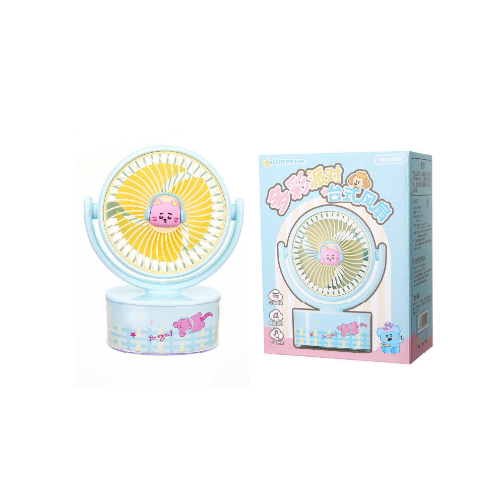 Ladies compact handheld fan with cute animal design Kalsten