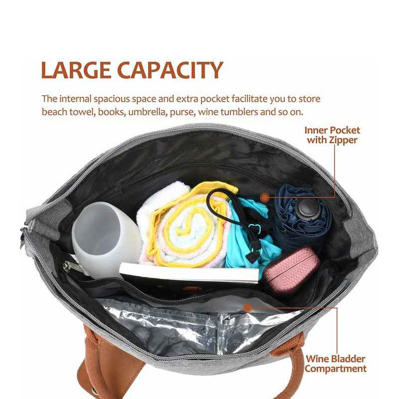 Women's Insulated Picnic Bag with Practical Accessories Kalsten