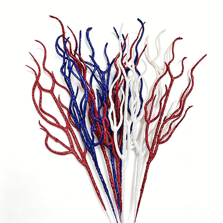 Unisex nan glittering decorative branches made of plastic flexible decoration stems for vase Kalsten