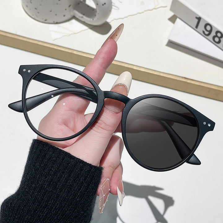 Women Cat-Eye Sunglasses with Transparent Frame Kalsten