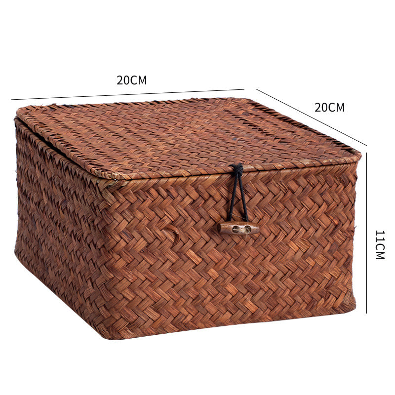 Handmade Woven Storage Cube Kalsten
