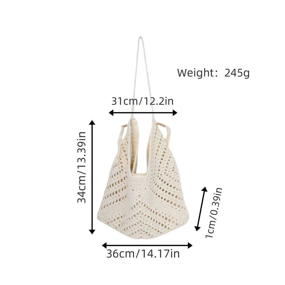 Handcrafted net tote bag Kalsten