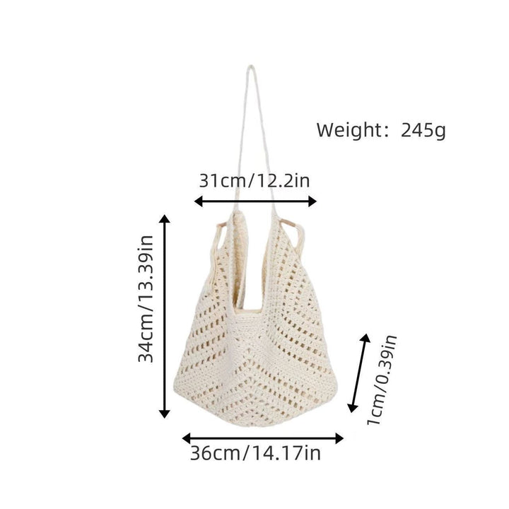 Handcrafted net tote bag Kalsten