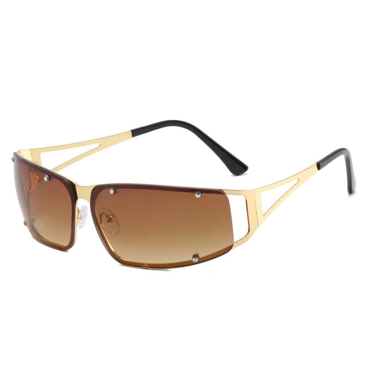 Women's fashionable sunglasses with futuristic design and exquisite metal frame Kalsten