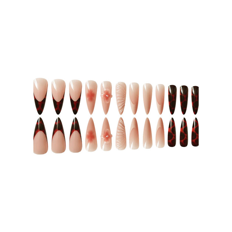 Premium Stiletto Press-On Nail Art Set Acalora