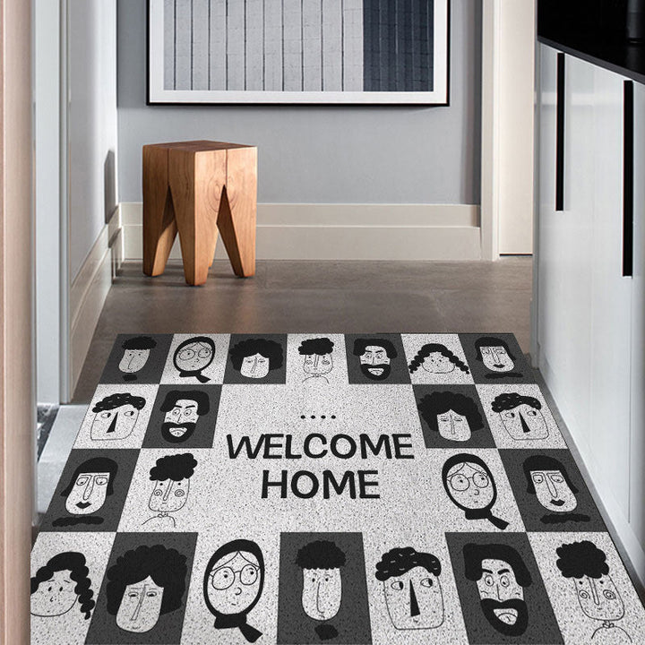 Whimsical Welcome Door Mat Kalsten