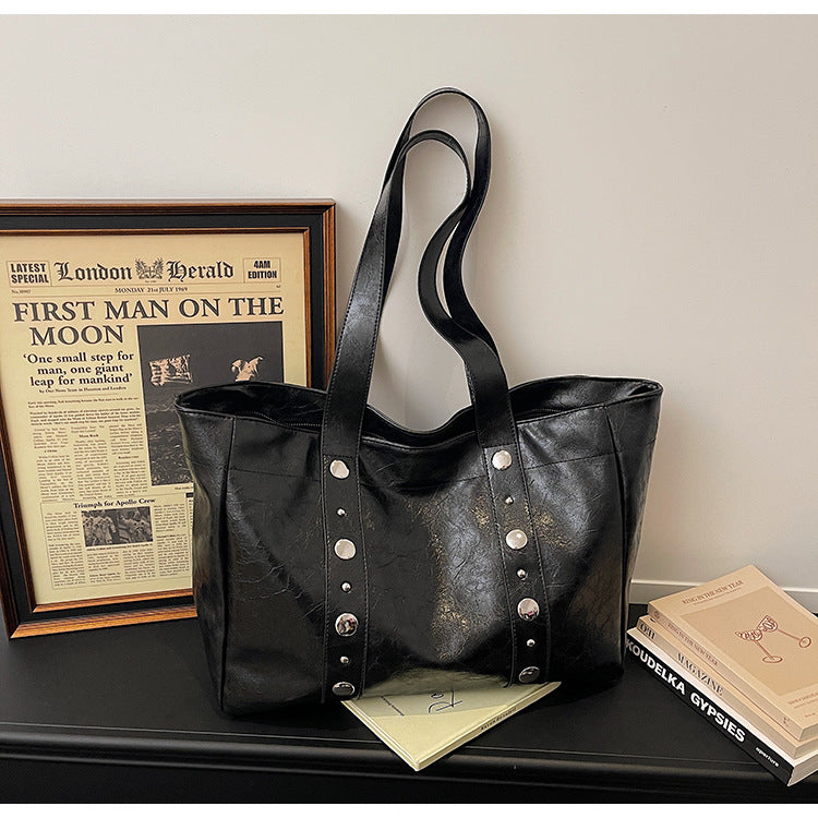 High-quality vintage leather bag Kalsten