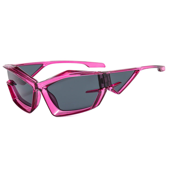 Women futuristic sunglasses with unique polygon design Kalsten