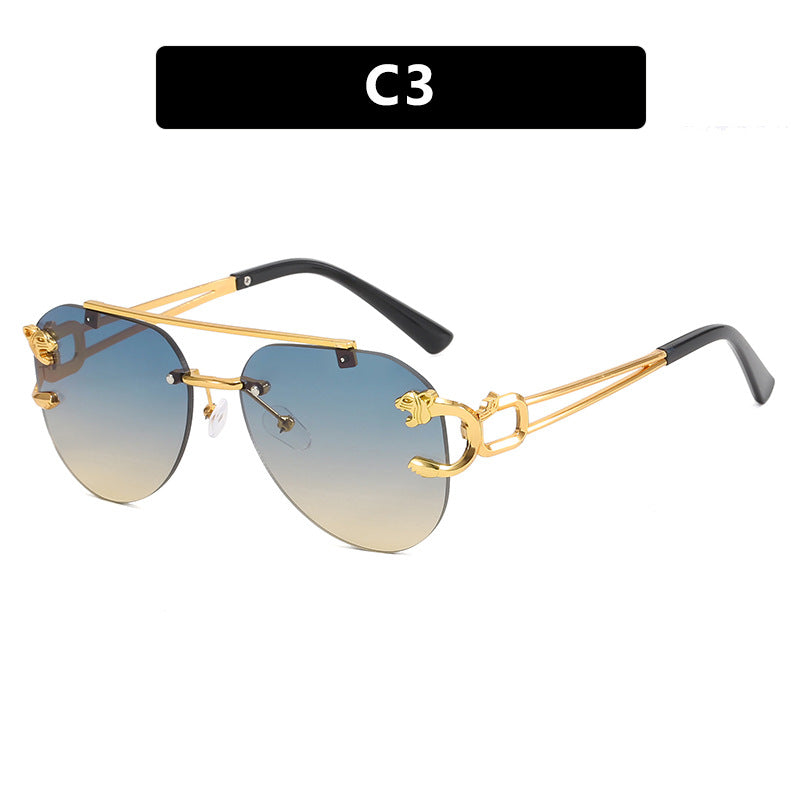 Women's unusual round sunglasses with decorative details Kalsten