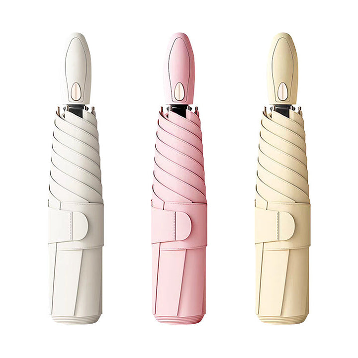 Ladies Automatic Compact Umbrella with Ergonomic Handle Kalsten