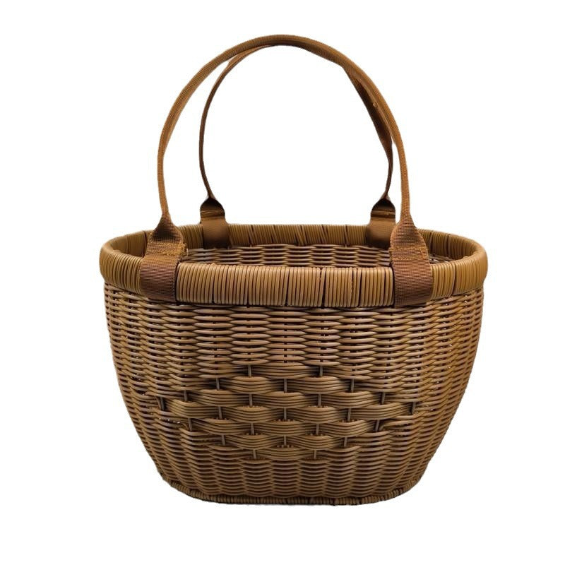 Stylish Woven Storage Basket with Comfortable Handles Kalsten