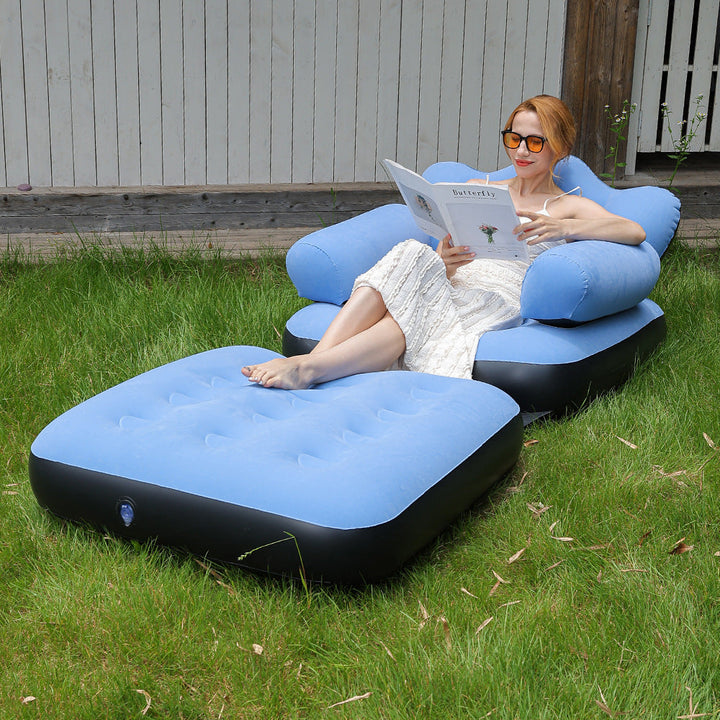 Women Inflatable Relax Lounge with Ergonomic Neck and Back Support Kalsten