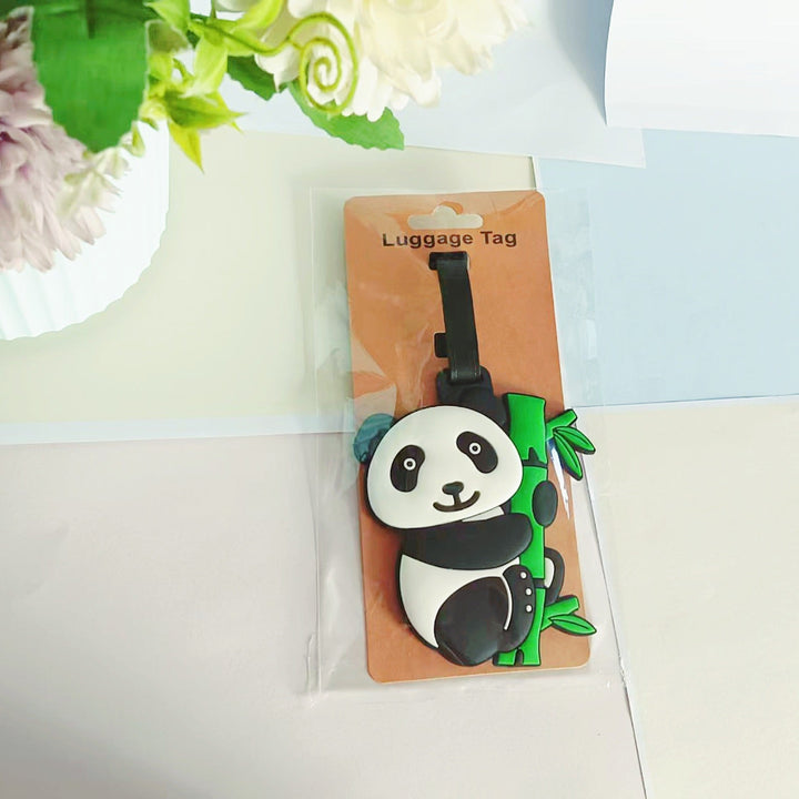 Unisex Panda-Themed Luggage Tag Kalsten