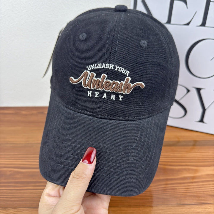 Women's Embroidered Heart Graphic Baseball Cap Kalsten