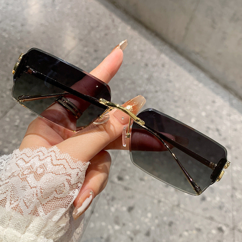 Women's oversized sunglasses with high-quality metal frame and polarized lenses Kalsten