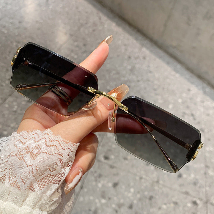 Women's oversized sunglasses with high-quality metal frame and polarized lenses Kalsten