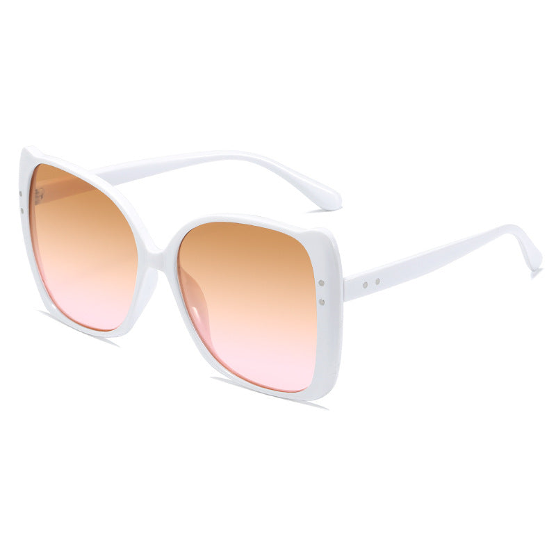 Women oversized sunglasses with brown gradient Kalsten