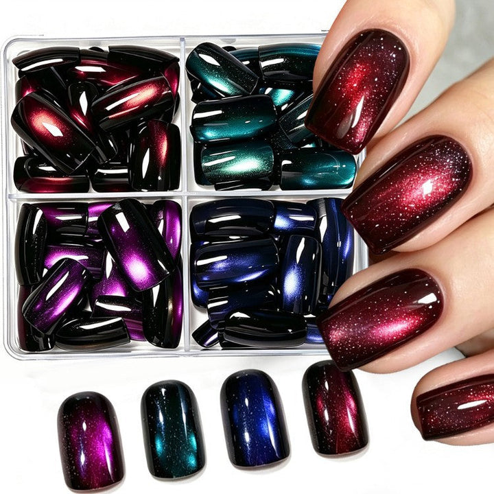 Magnetic Glitter Press-On Nail Set Kalsten