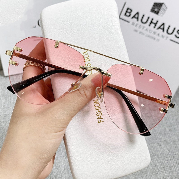 Ladies trendy sunglasses in elegant, polygonal design Kalsten