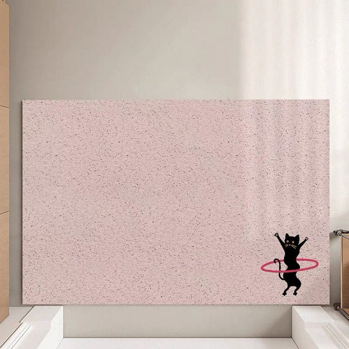 Cartoon Cat-Themed Entrance Mat Kalsten