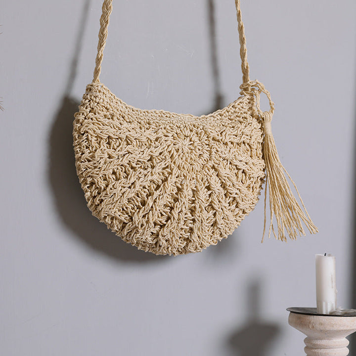 Boho-Inspired Handbag Made of Natural Material Kalsten