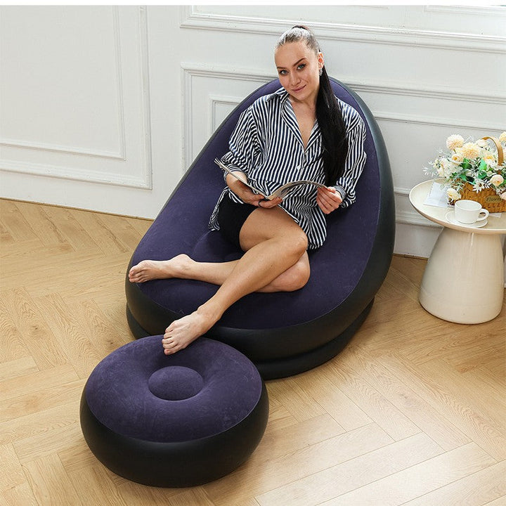 Women Inflatable Comfort Sofa with Ergonomic Backrest Kalsten