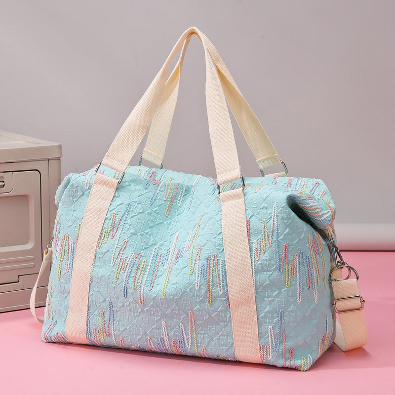 Multifunctional sports and travel bag with creative texture Kalsten