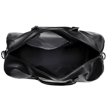 Elegant Synthetic Leather Travel Duffel Bag Acalora