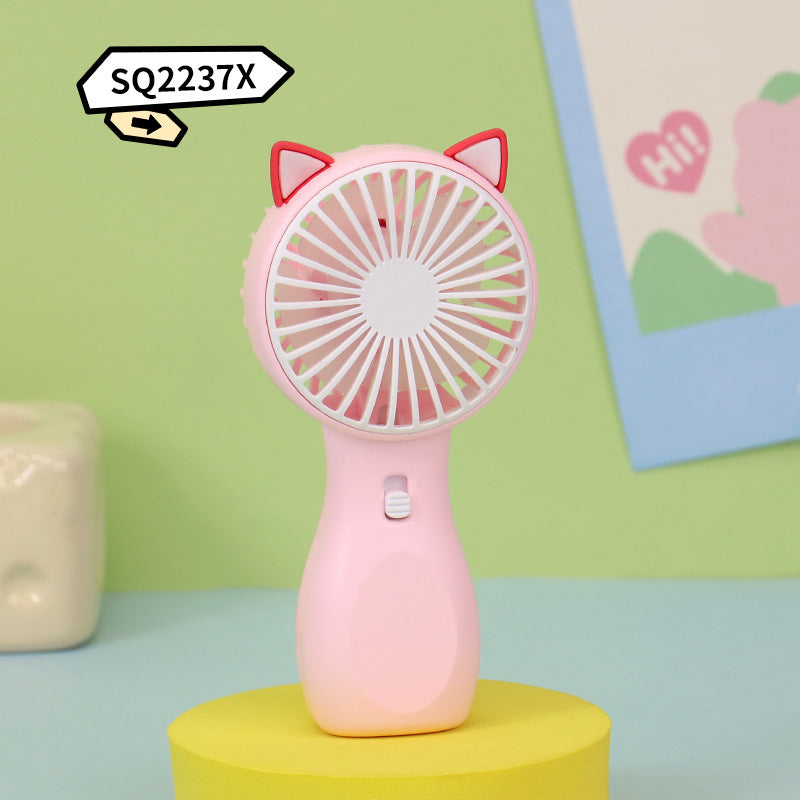 Women's portable hand fan in playful frog design Kalsten