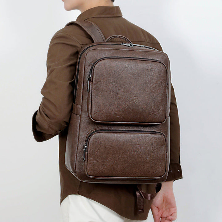 Business Rucksack with High-Quality Artificial Leather and Ergonomic Shoulder Straps Kalsten