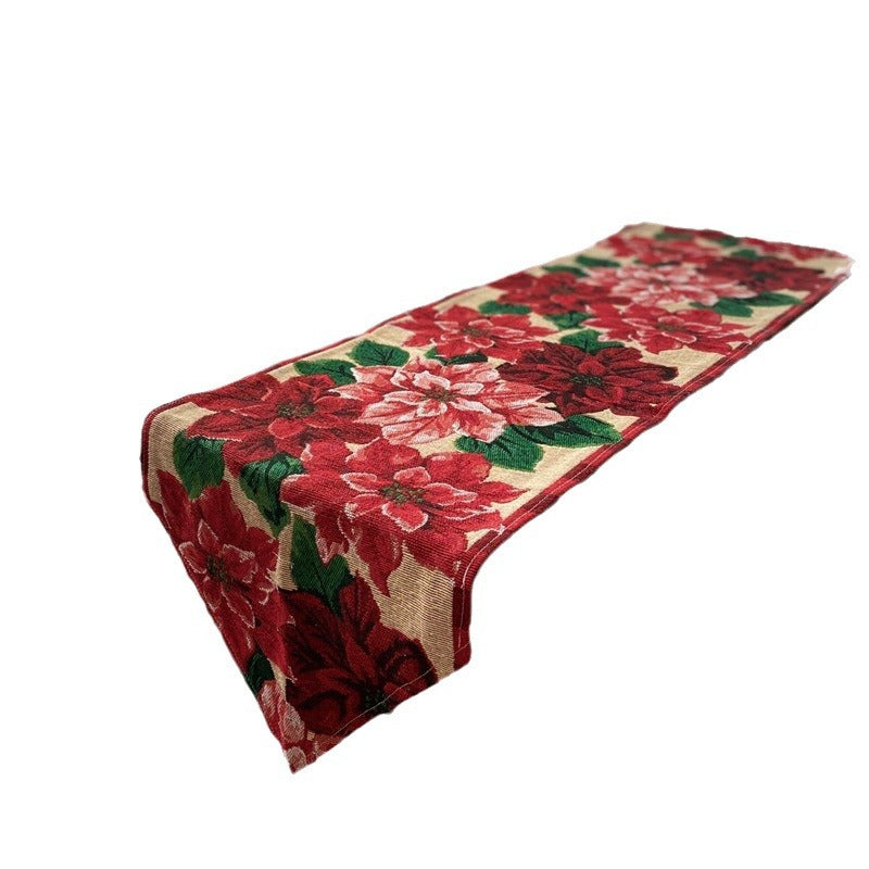 Elegant Holiday-Themed Table Runner