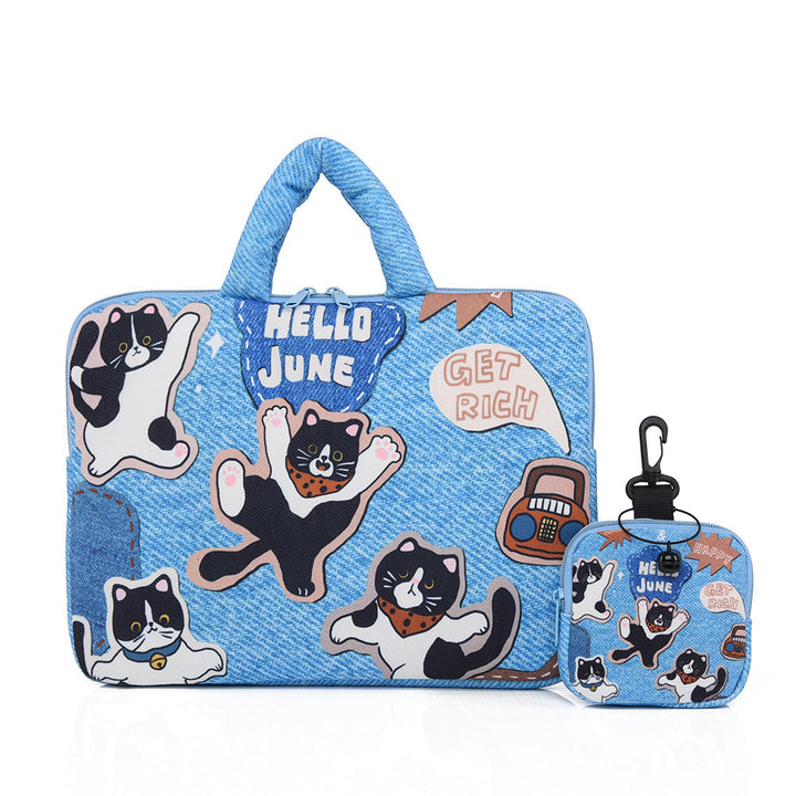 Stylish laptop cover with cute dog design Kalsten