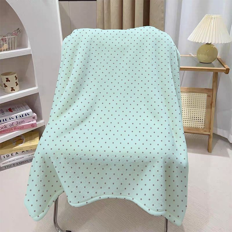 Cozy Dot Pattern Throw Blanket Kalsten