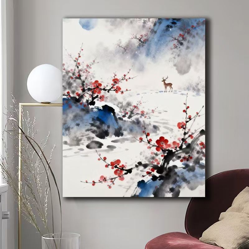 Nature Scene Watercolor Canvas Art Kalsten