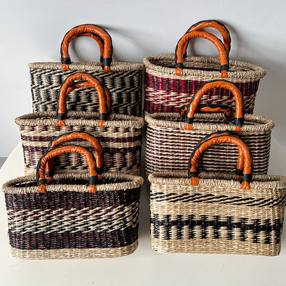 Handwoven shopping basket Acalora