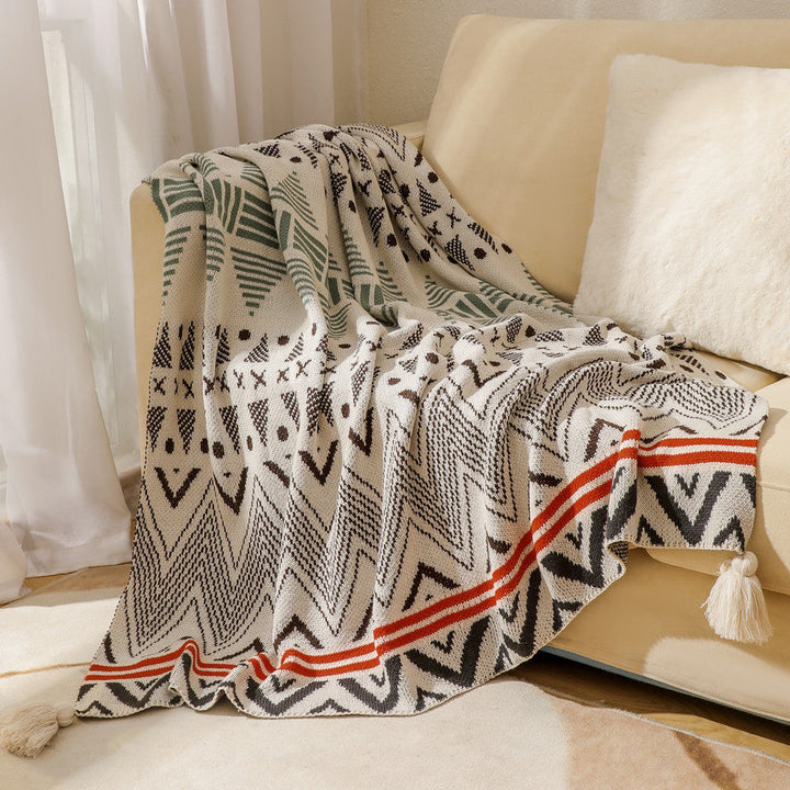 Women's Decorative and Stylish Macrame Blanket Kalsten