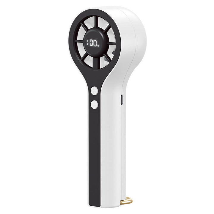 Unisex Portable Hand Fan with LCD Display and Ergonomic Design Kalsten
