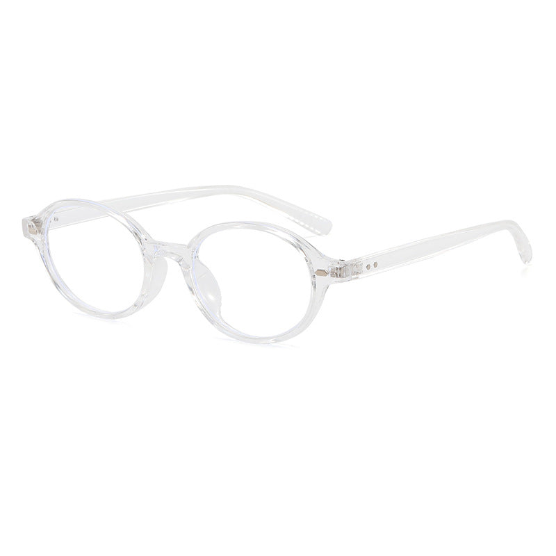 Women's fashionable round reading glasses with flexible plastic frame Kalsten