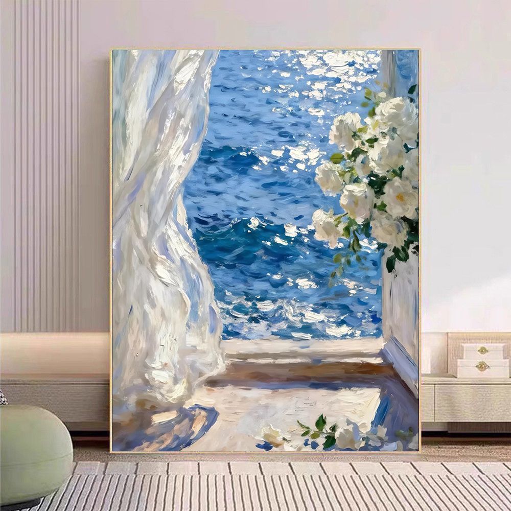 Coastal Ocean View Canvas Artwork Kalsten