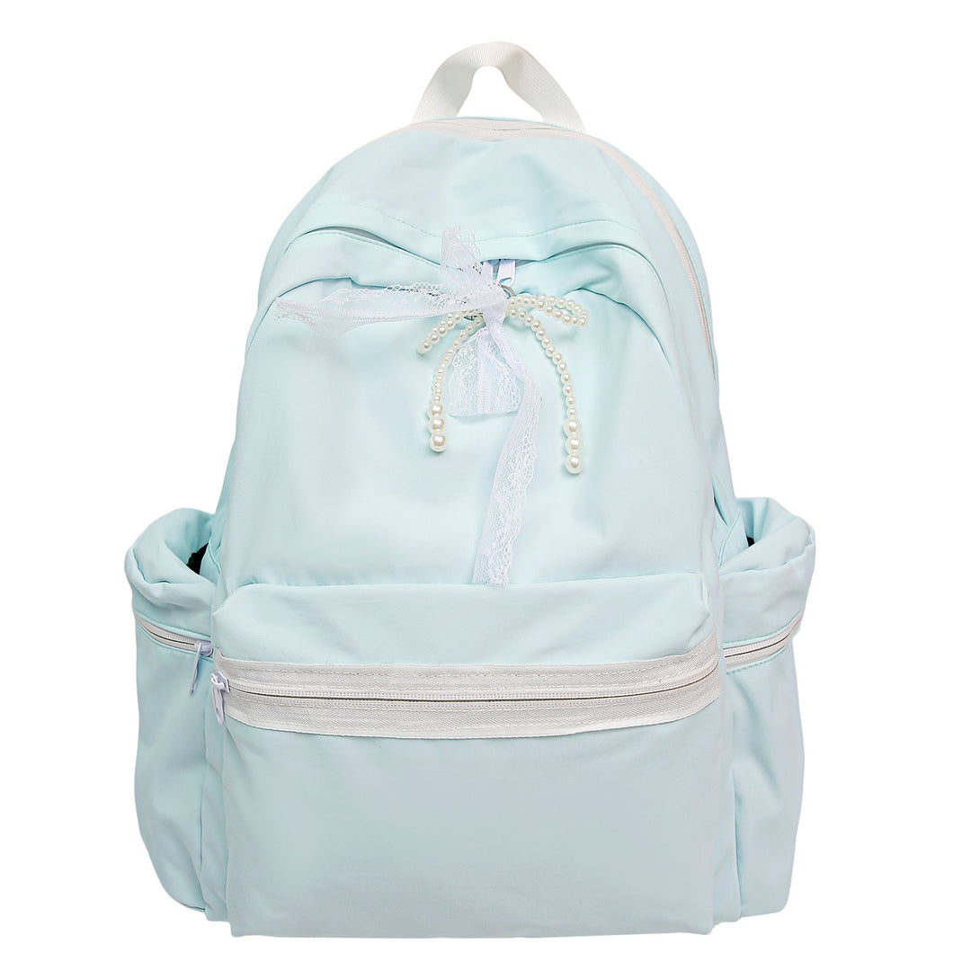 Decorative Lace-Trim Backpack