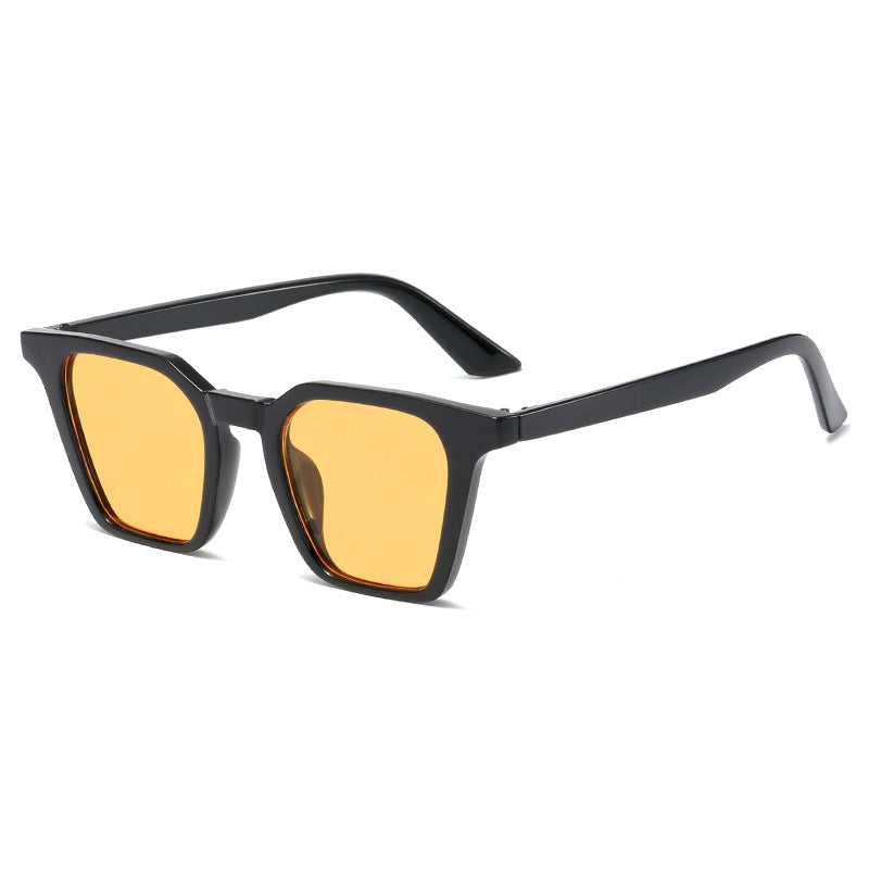 Women's square sunglasses with distinctive shield design and UV protection Kalsten