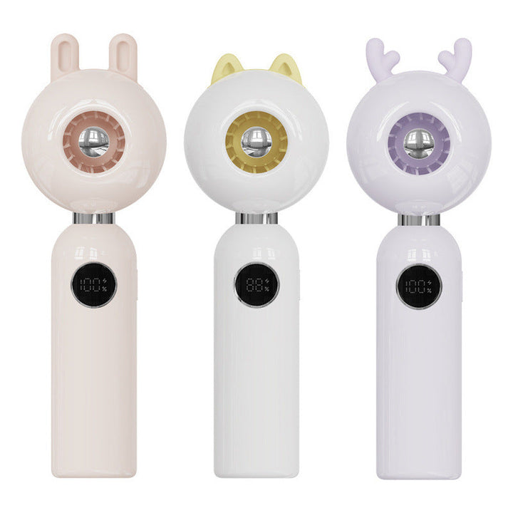 Ladies portable hand fan in reindeer design Kalsten
