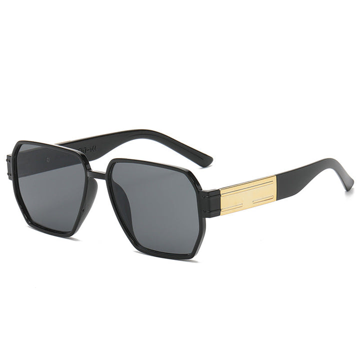 Women's modern oversized sunglasses with asymmetric frame Kalsten