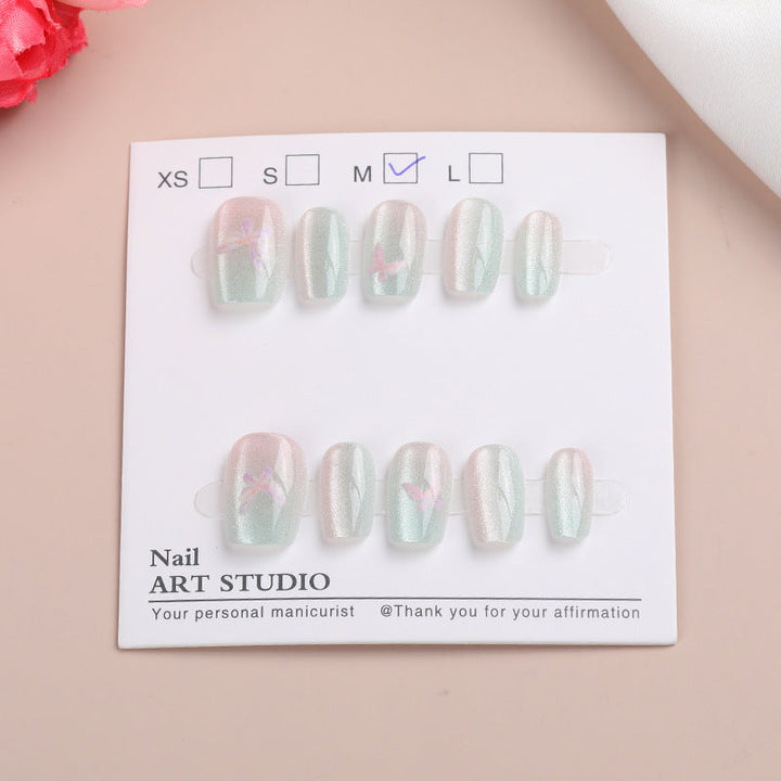 Shimmering Dragonfly Design Press-On Nails Kalsten