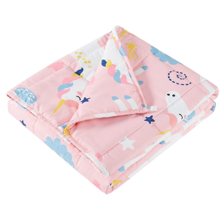 Child's blanket with colorful dinosaur motif Kalsten