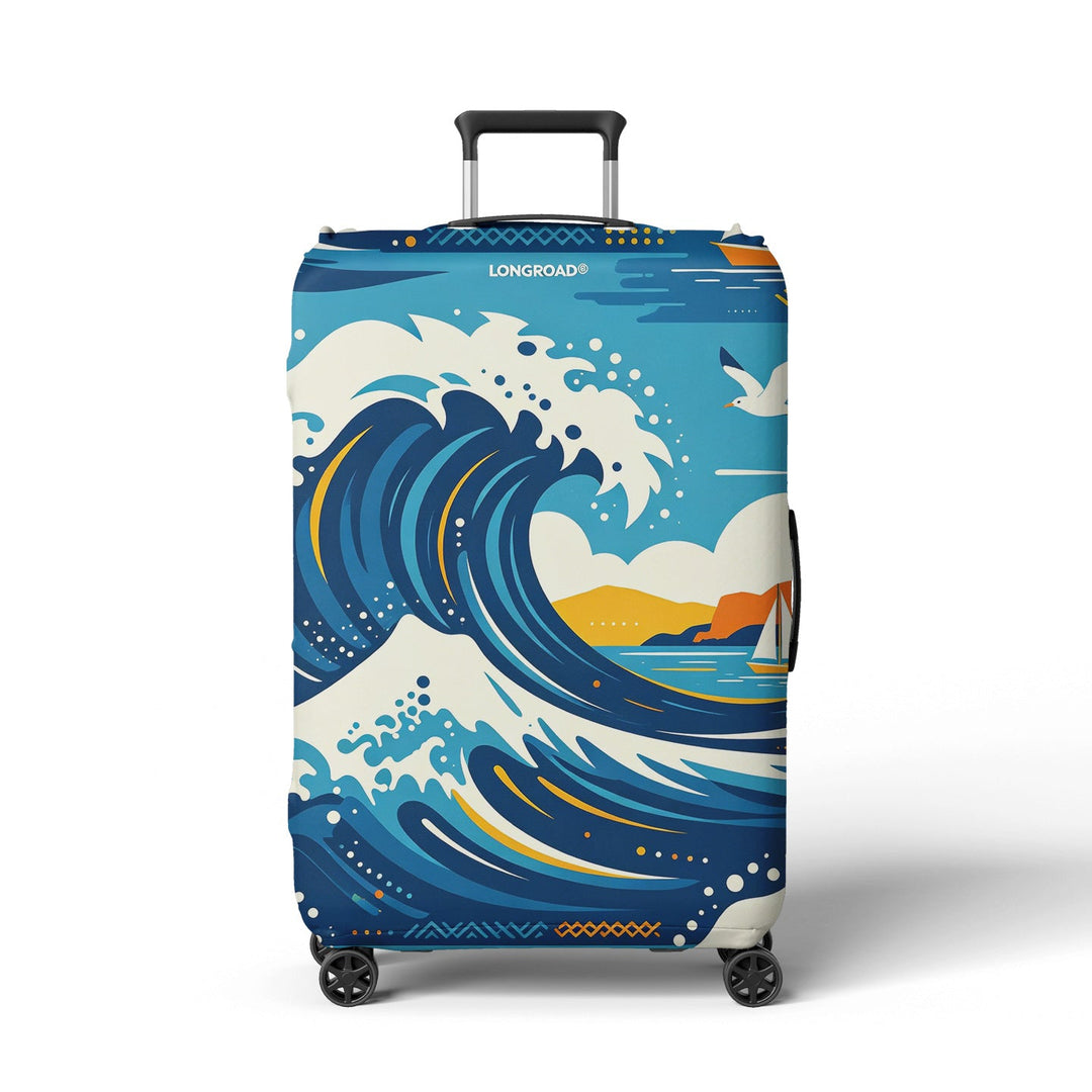 Women's suitcase sock with colorful coral design Kalsten
