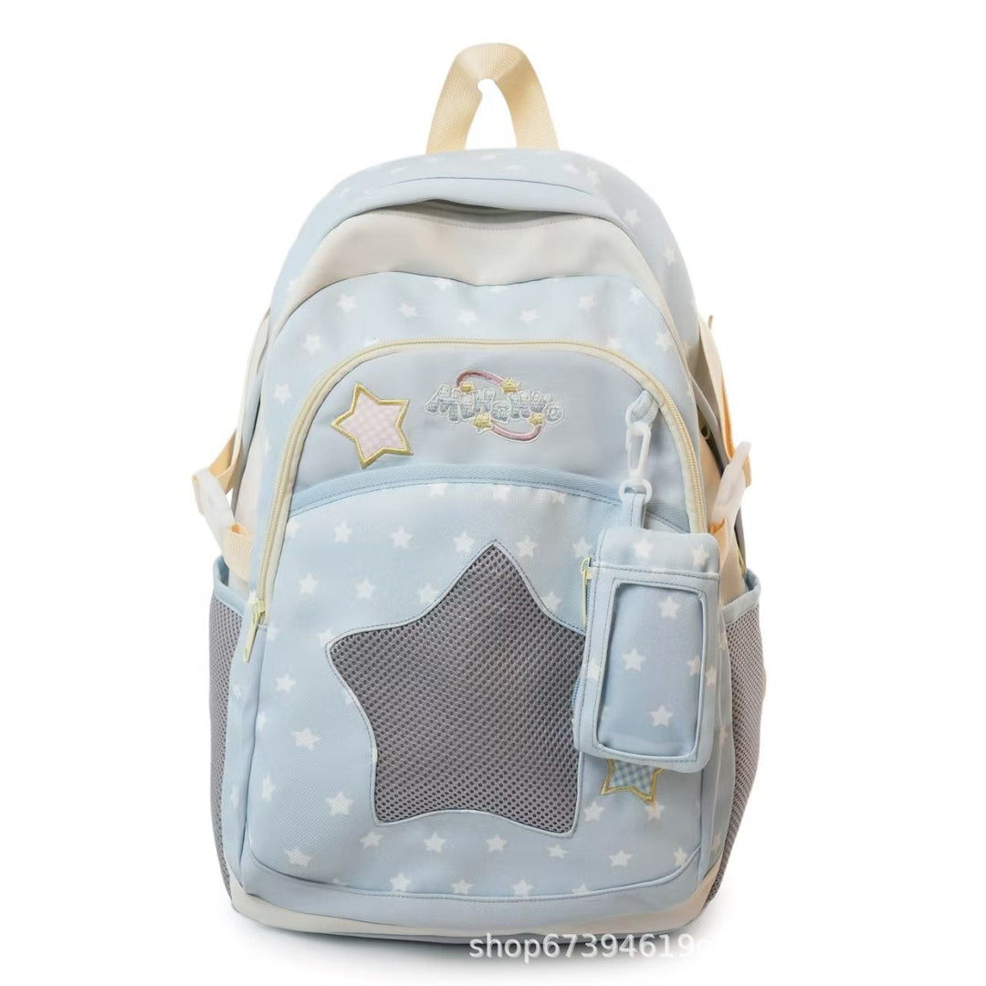 Star-Embellished Ergonomic Backpack Kalsten