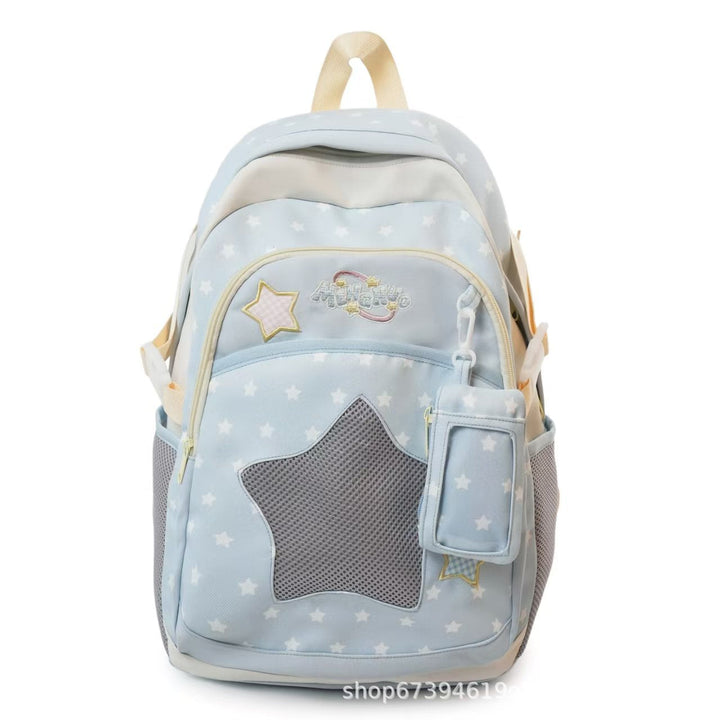 Star-Embellished Ergonomic Backpack Kalsten