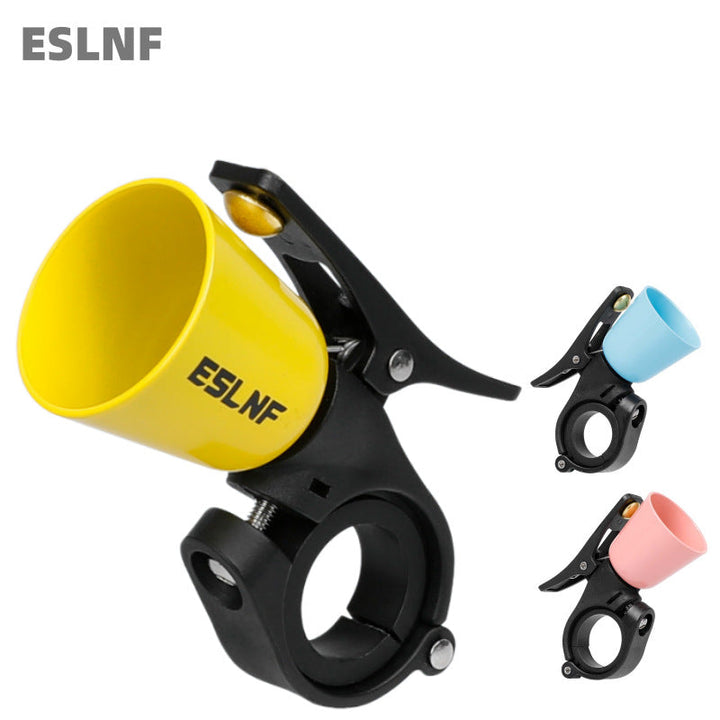 handlebar-mounted bicycle safety horn with universal quick-release clamp Kalsten