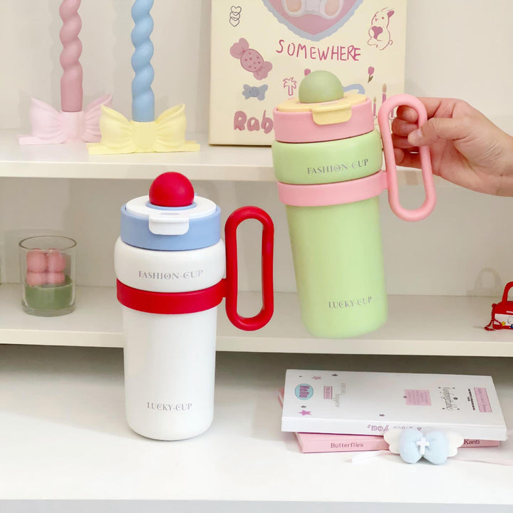 Ladies Multifunctional Insulated Bottle with Unique Lid Kalsten